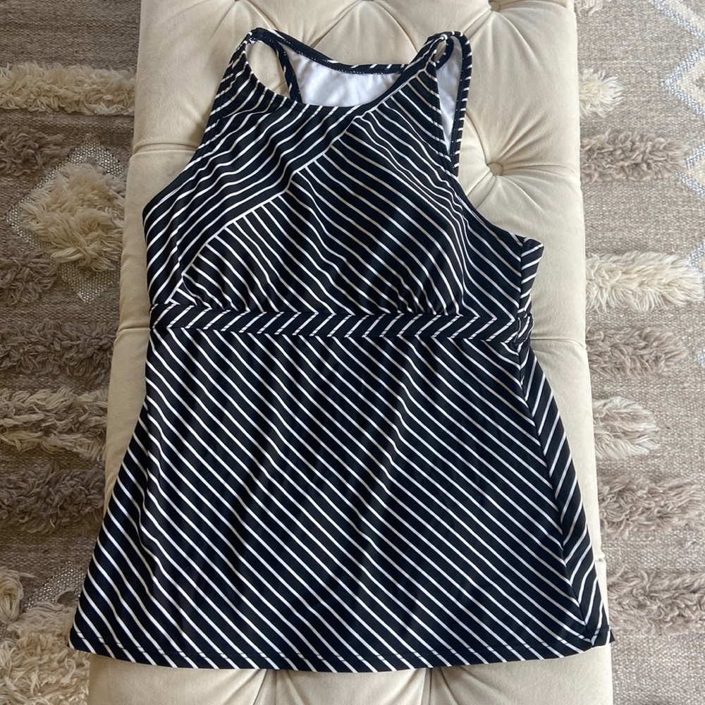 Athleta halter tankini top